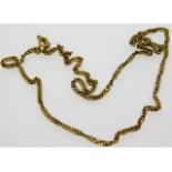 A 9ct gold chain, 18in long, 5.6g