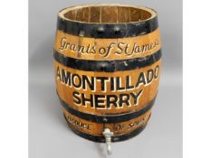 An oak Grants of St. James Montillado Sherry coppe