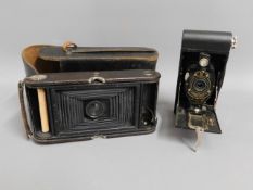 An Eastman Kodak No.3-A folding pocket camera, mod