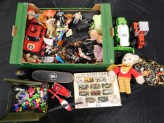 A quantity of mixed toys including Rupert Bear, a