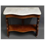 A c.1900 wash stand, 31in wide x 15.5in deep x 28i