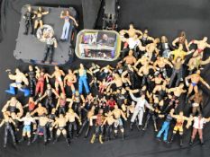 A quantity of WWF wrestling related items includin