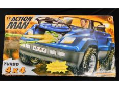 A used boxed Action Man 4x4 Turbo vehicle
