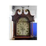 A c.1800 long case clock "Usher, Lincoln", case a/
