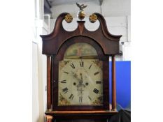 A c.1800 long case clock "Usher, Lincoln", case a/