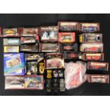 A quantity of vintage Scalextric toy cars & relate