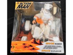 A used boxed Action Man Moon Raker figure