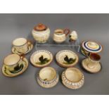 A small quantity of Torquay pottery wares