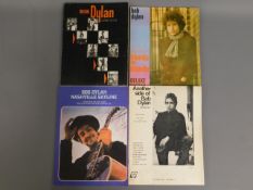 Four Bob Dylan songbooks