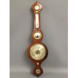 A 19thC. rosewood barometer a/f 37in high £30-50