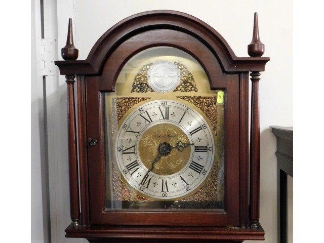 A modern longcase clock by Richard Broad of Bodmin