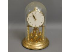 A German made anniversary style mantel clock, 12in