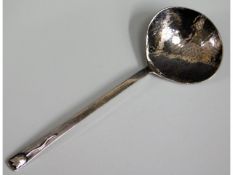 A 1963, London silver arts & crafts style spoon by