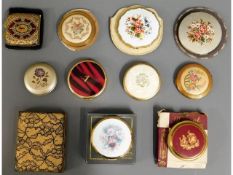 A quantity of eleven vintage compacts including th