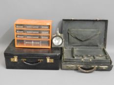 A Norco case, one other suitcase & other items