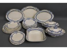 A quantity of Victorian Wedgwood dinner ware, appr