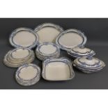 A quantity of Victorian Wedgwood dinner ware, appr