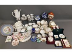 A quantity of mixed ceramics, some boxed, includin