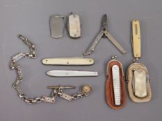 A Guinness pocket knife twinned with other items