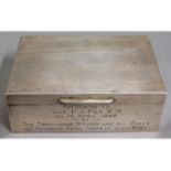 A 1960's Birmingham silver box by W. T. Toghill in
