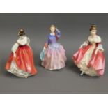 Two Doulton figures, Blithe Morning HN2021 & Fair