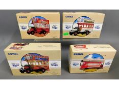 Four boxed Corgi Classics public transport 96993,