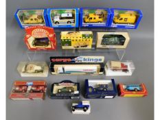 A quantity of mixed boxed diecast vehicles includi