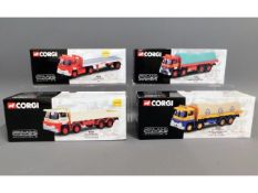 Four boxed Corgi diecast trucks 29401, 29101, 2910