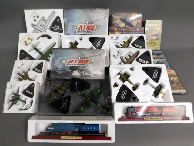 A quantity of boxed Atlas model aeroplanes & two s