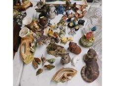 A quantity of mixed animal & other ornaments inclu