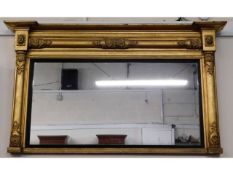 An early 19thC. Regency period over mantle gilt wo