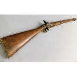 A Victorian Enfield musket, 43.75in long