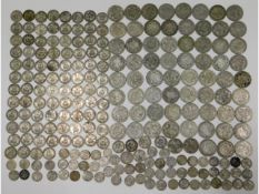 A quantity of pre-1947 & post 1919 coinage, 1650g