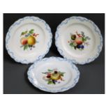 Three early 20thC. Meissen porcelain dessert plate