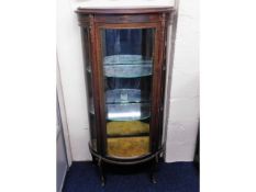 An antique French Louis XV style display cabinet,