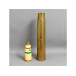 A large shell casing stick stand, 26.5in tall, twi