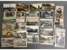 Approx. 83 postcards including Plymouth, Liskeard, Looe, Calstock & trams