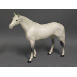 A large Beswick grey horse, 11in tall