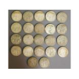 A quantity of post-1919 & pre-1947 half crowns, graded as VF & EF by vendor, approx. 300g