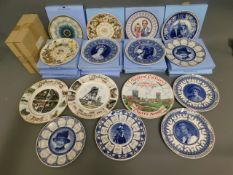 A quantity of boxed Wedgwood decorative plates inc