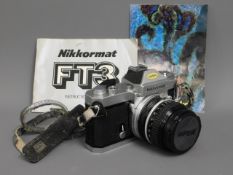 A Nikkormat FT3 35mm camera