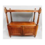 A 19thC. mahogany buffet, 42.5in wide x 39.5in hig