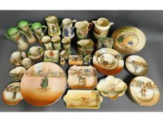 Forty one various pieces of Royal Doulton series w