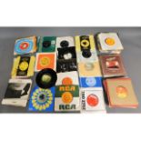 A quantity of approx. 101 vinyl singles including Beatles, Cream, Fleetwood Mac, The Doors, Eric Cla
