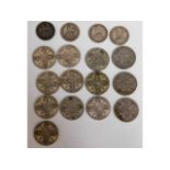 A quantity of silver & pre-1947 florins & shilling