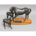 A Beswick Black Beauty & Foal connoisseur edition