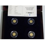 A 2017 collectors cased 14ct gold proof coin set,