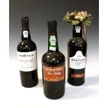 Wines & Spirits - Bottle of Graham's LBV Port 1998, Churchills Crusted Port bottled in 1998,