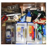Quantity of Oxford, Corgi, Matchbox and others die-cast model vehicles (some boxed) Condition: **