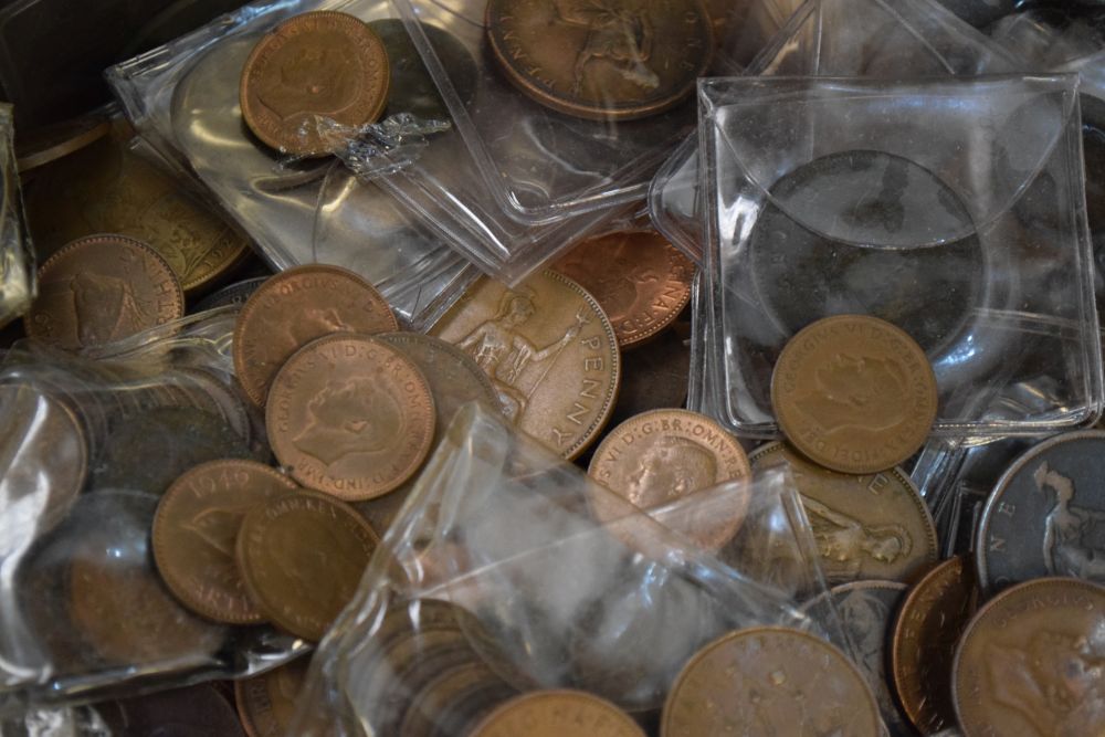 Coins - Collection of mainly GB copper coinage including; pennies, half-pennies, farthings, etc - Image 3 of 5